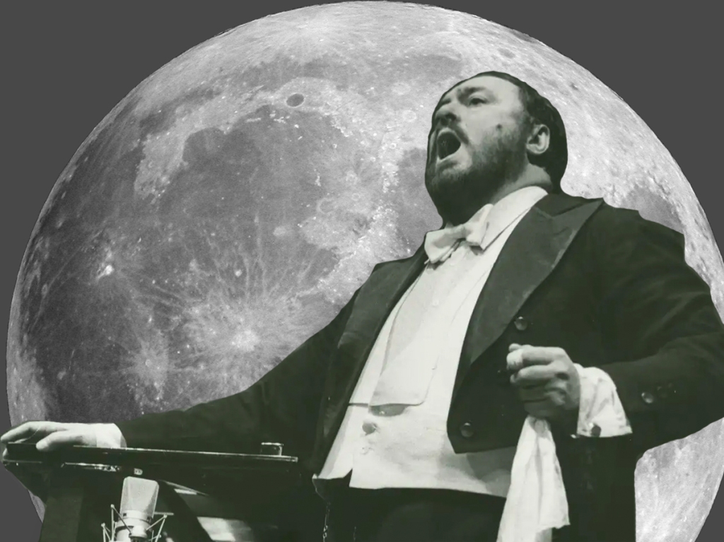 Luciano Pavarotti. O Sole Mio! Full Moon in Aries